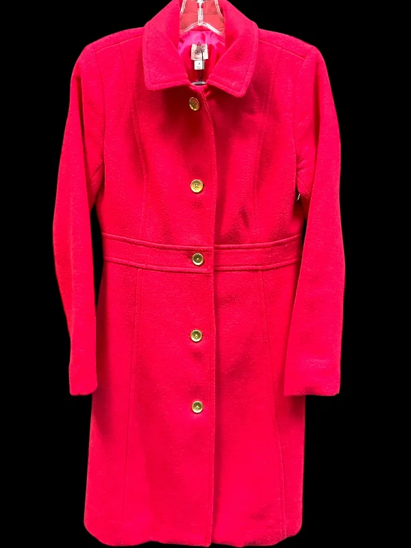 Coat Peacoat By J. Crew In Pink, Size: 4 Cozy Men's Winter