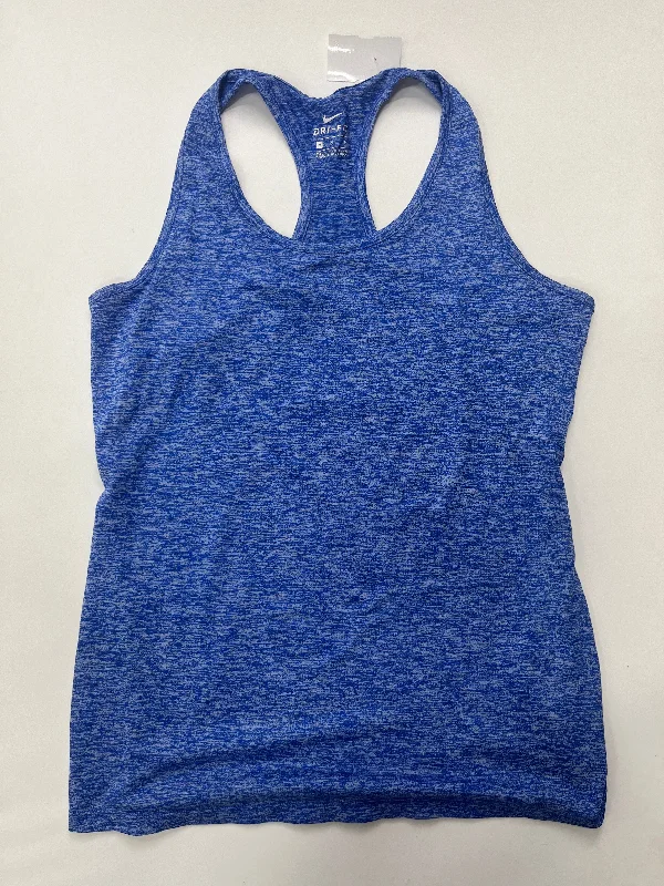 Blue Athletic Tank Top Nike Apparel, Size M Bold Men's Statement