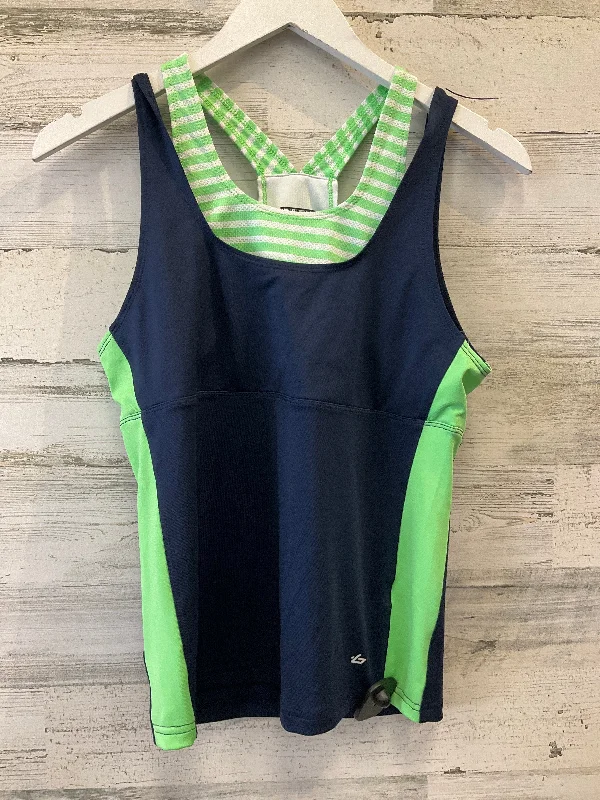 Blue & Green Athletic Tank Top Bolle, Size S Refined Men's Velvet