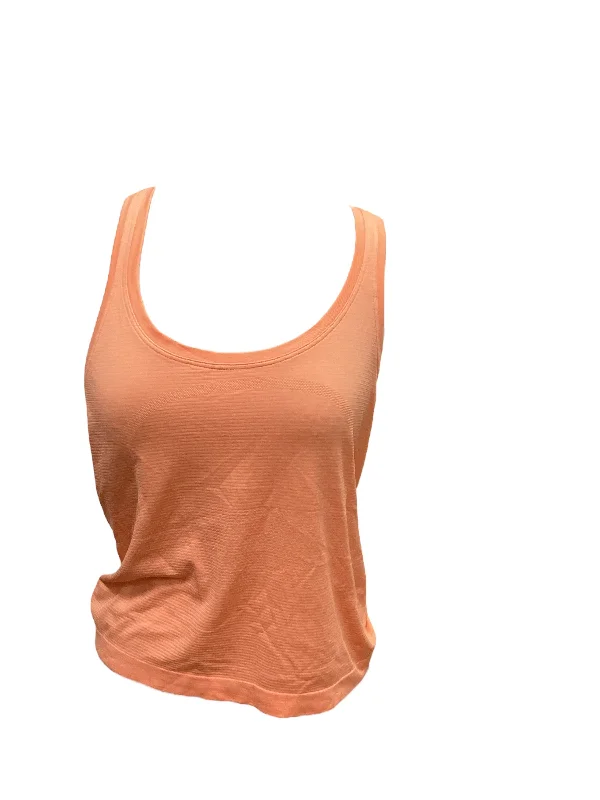 Orange Athletic Tank Top Lululemon, Size 8 Tailored