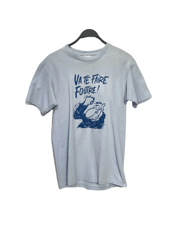 Supreme/T-Shirt/M/Cotton/BLU/VA TE FAIRE FOUTRE Adventure