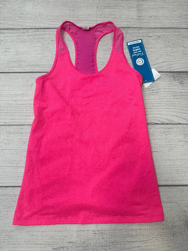 Pink Athletic Tank Top Athleta, Size Xs Organic