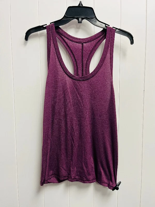 Purple Athletic Tank Top Lululemon, Size S Masculine Men's 