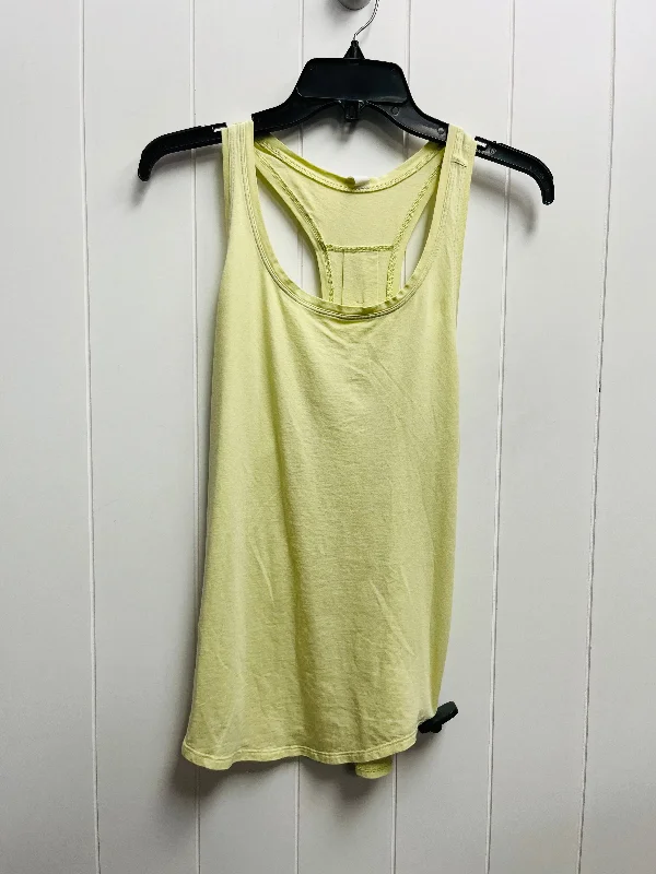 Yellow Athletic Tank Top Lululemon, Size 4 Elegant Men's Cashmere