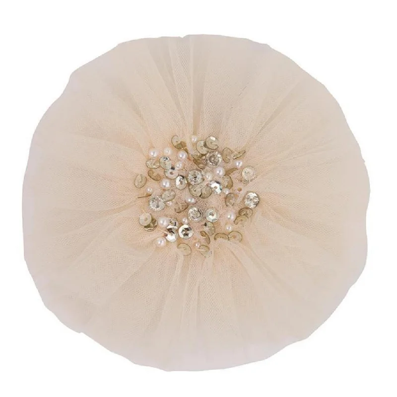 Ivory Tulle Hairclip Refined Men's European