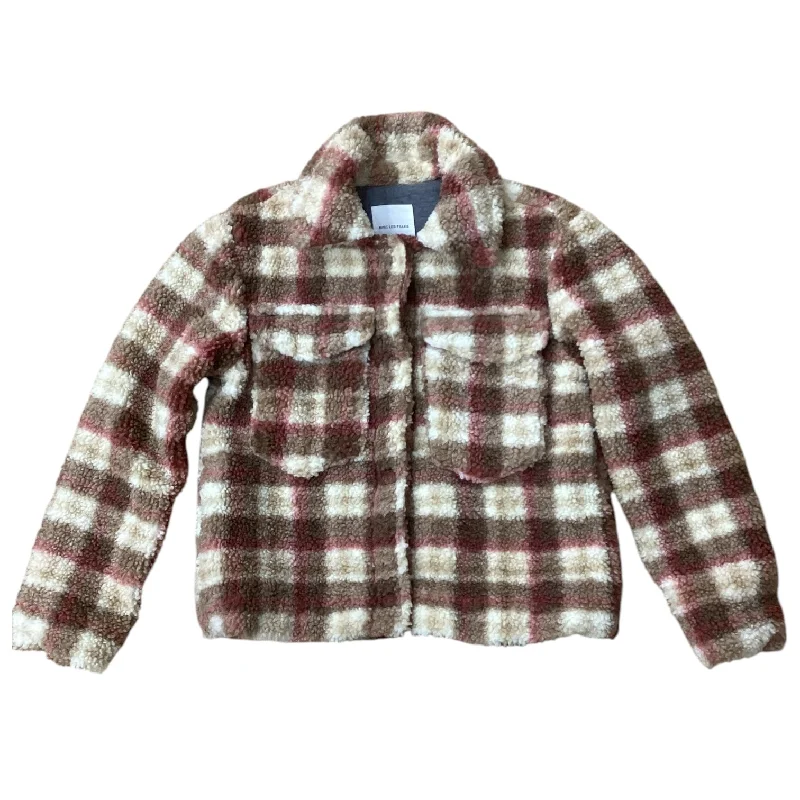 Jacket Designer By Avec Les Filles In Plaid Pattern, Size: S Lumberjack