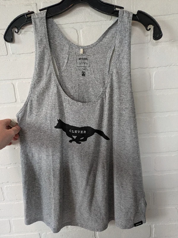 Grey Athletic Tank Top Prana, Size L Refined Men's European