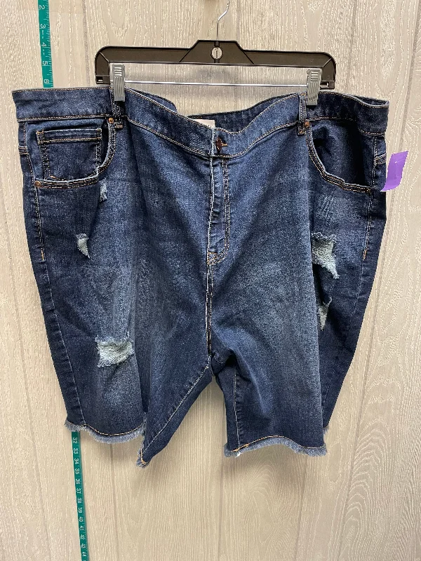 Blue Denim Shorts Lane Bryant, Size 26 Gym