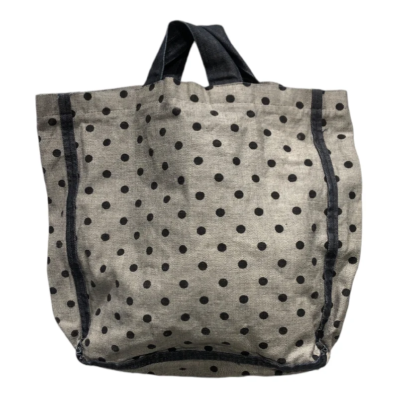 COMME des GARCONS/Tote Bag/Polka dot/Cotton/BLU/ Beach