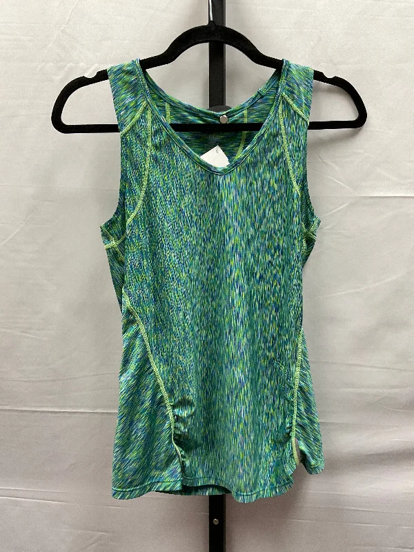 Blue & Green Athletic Tank Top Athleta, Size S Sporty Men's Tennis