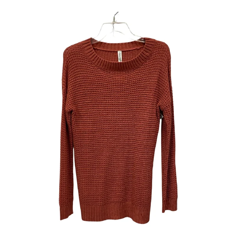 Sweater By Zenana Outfitters In Orange, Size:S Beach