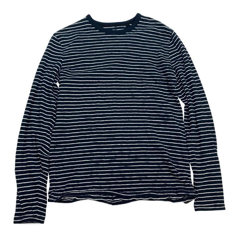 Top Long Sleeve Designer By Rag And Bone In Navy, Size: S Artistic Men's Hand