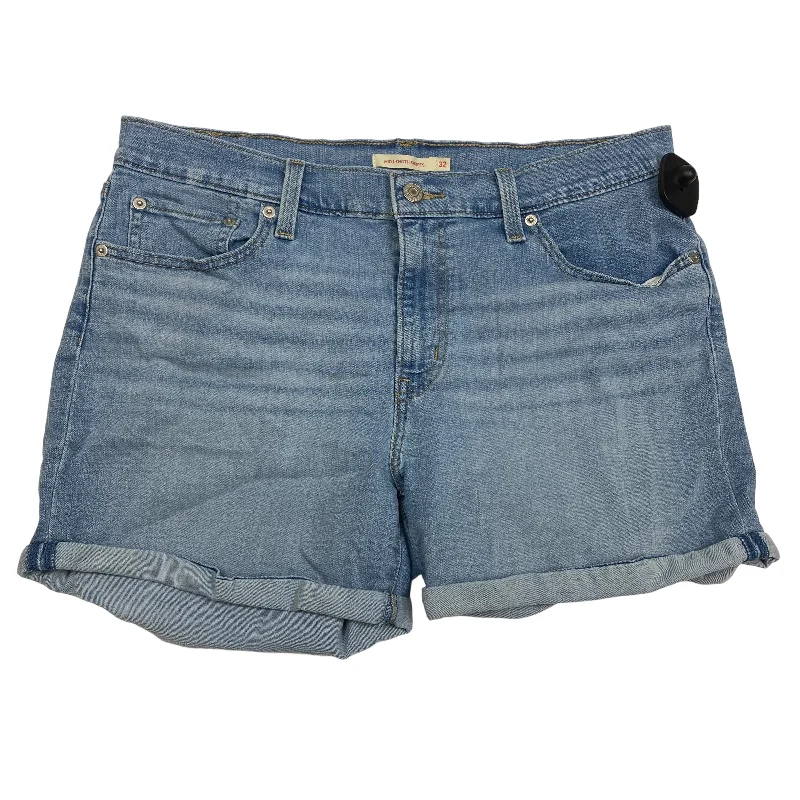 Blue Denim Shorts Levis, Size 14 Hip Men's Retro