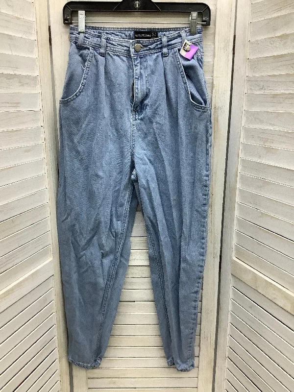 Blue Denim Jeans Straight Pretty Little Thing, Size 4 Earthy Men's Hemp