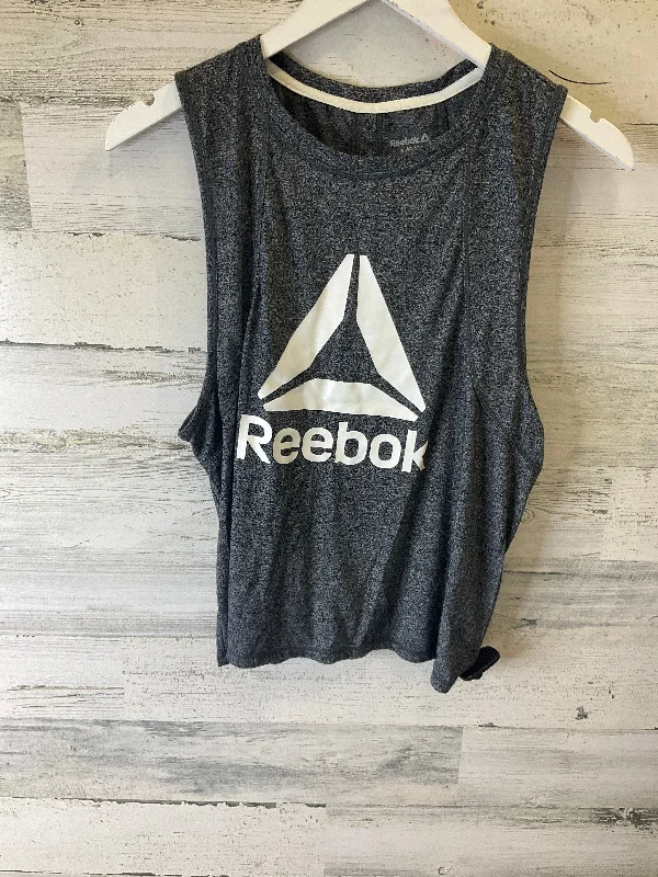 Grey Athletic Tank Top Reebok, Size L Casual Men's Short