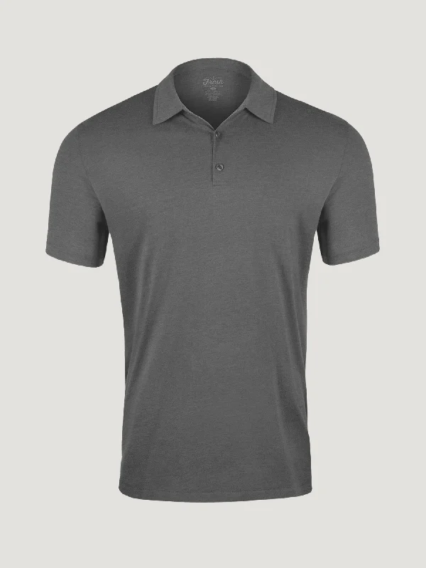 Carbon Grey Torrey Polo FINAL SALE Polished Men's Satin