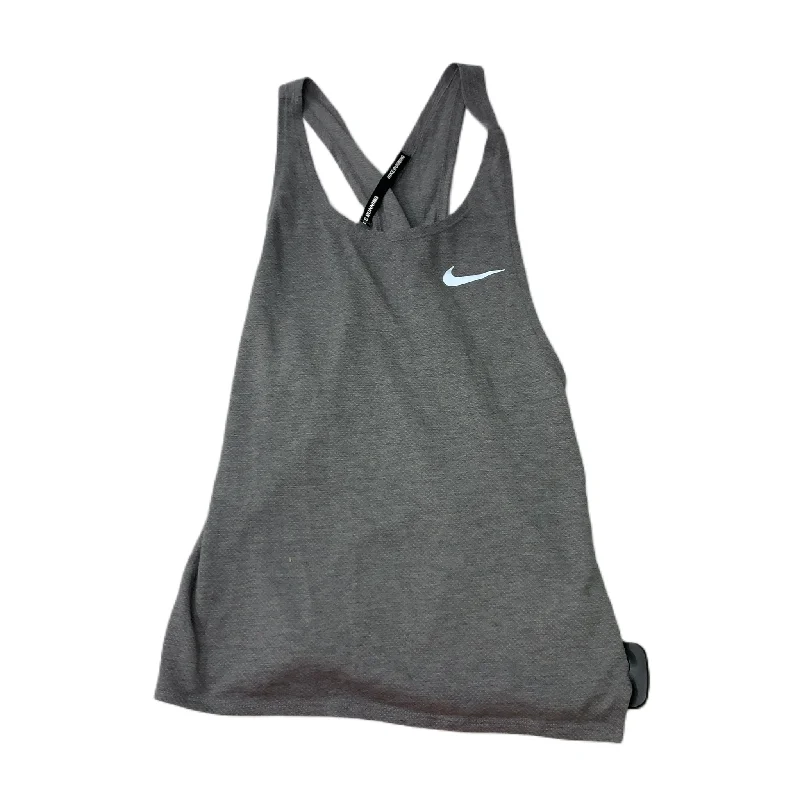 Grey  Athletic Tank Top By Nike Apparel  Size: Xs Practical Men's Quick