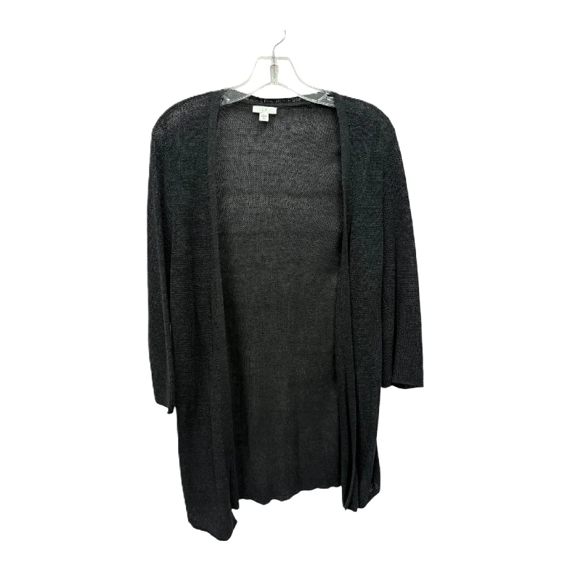 Cardigan By J. Jill In Black, Size: Xsp Polished Men's Silk