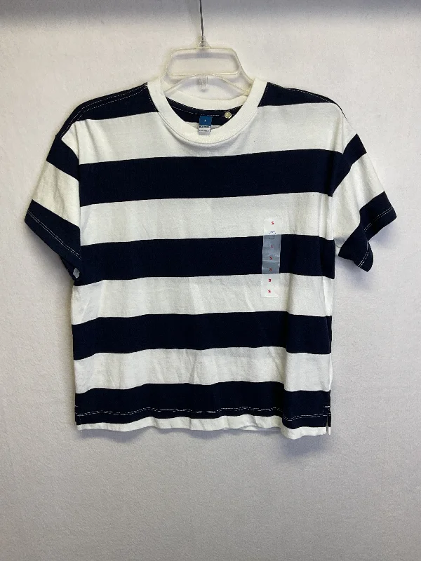 Top Ss Basic By Old Navy In Striped Pattern, Size:S Polished Men's Silk