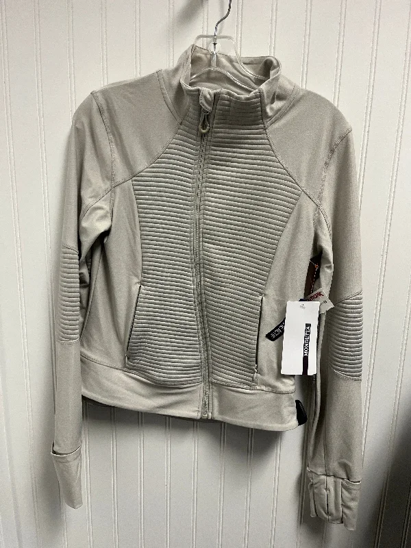 Athletic Jacket By Mondetta In Taupe, Size: S Cclassic Men's Tweed