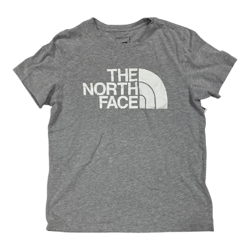 Athletic Top Ss By The North Face In Grey, Size:M Vacation