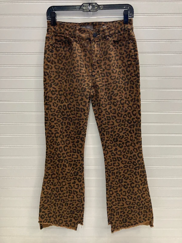 Animal Print Jeans Cropped Dl1961, Size 2 Rugged Men's Outdoor 