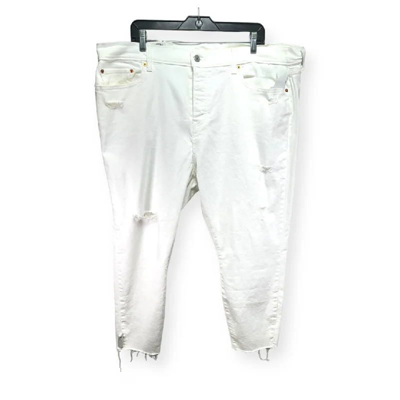 White Jeans Skinny Levis, Size 22 Organic