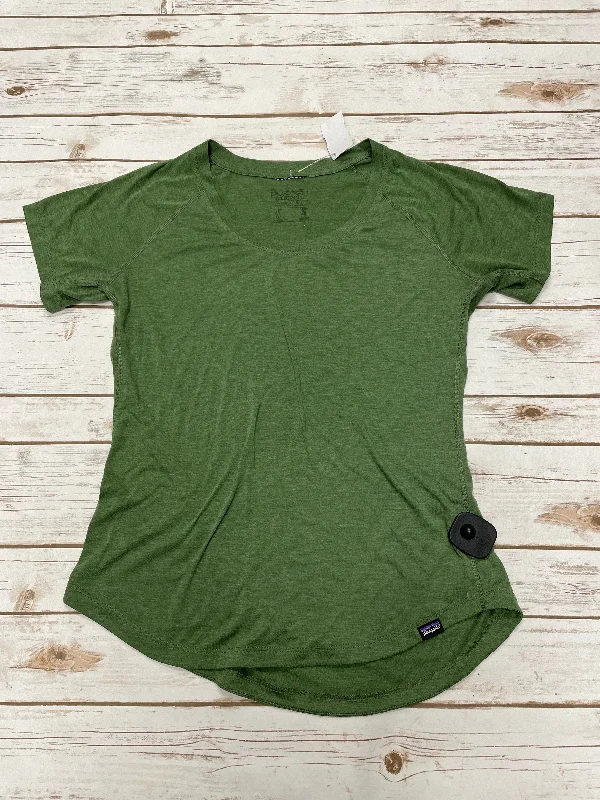 Athletic Top Short Sleeve By Patagonia In Green, Size: M Youthful Men's Pop