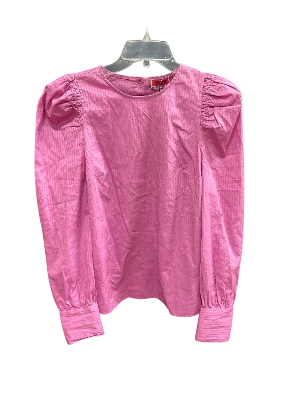 Top Long Sleeve Designer By Kate Spade In Pink, Size: Xs Dynamic Men's Moto