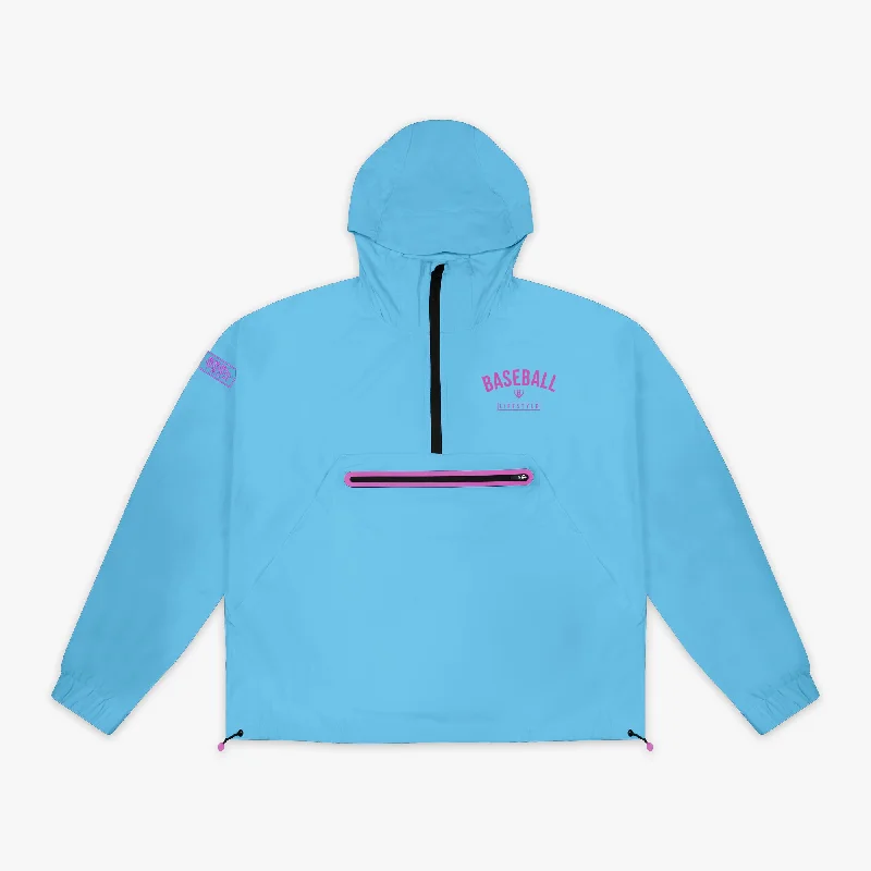 Heritage Premium Windbreaker - Cotton Candy Blue Youthful Men's Pop