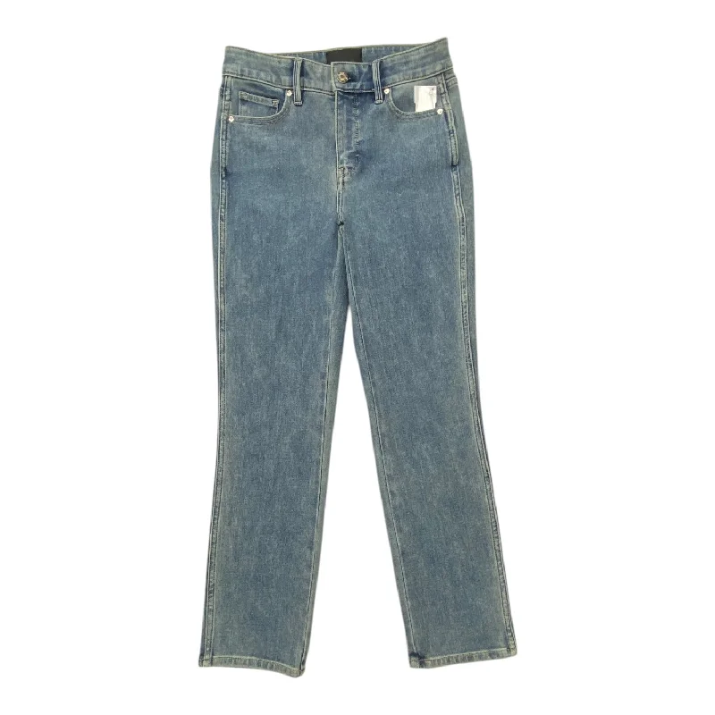 Jeans Straight By White House Black Market In Blue Denim, Size:0 Cclassic Men's Tweed