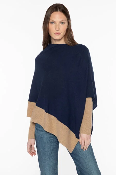 Kinross Cashmere Poncho Elegant Men's Cashmere