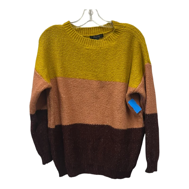 Sweater By Forever 21 In Pink & Yellow, Size:S Earthy Men's Hemp