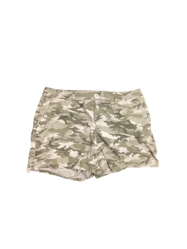 Camouflage Print Shorts Lane Bryant, Size 18 Cclassic Men's Tweed