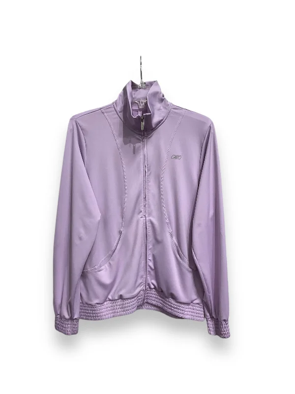 Athletic Jacket By Rbx In Lavender, Size: L Cool Men's Distressed