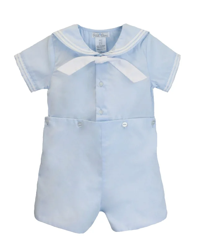 Light Blue Nautical Set Sleek Men's Contemporary 