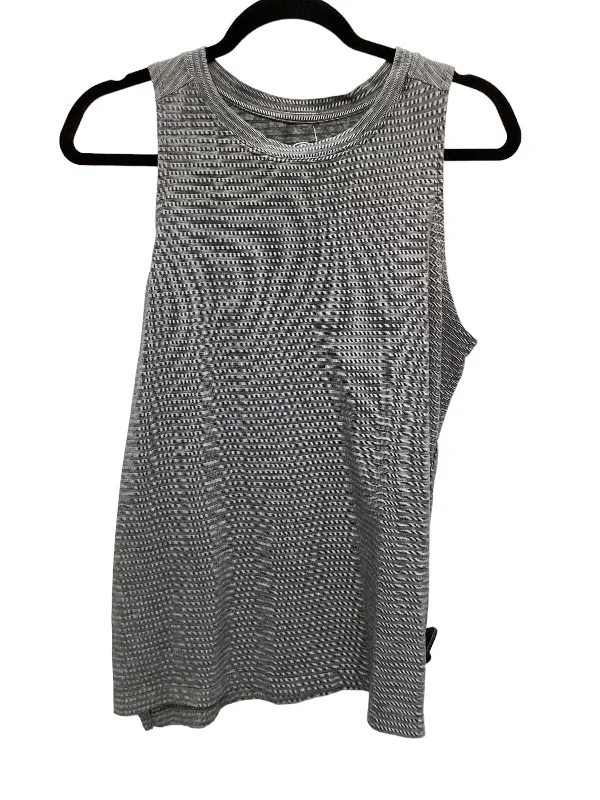 Grey Athletic Tank Top Athletic Works, Size M Confident Men's Power