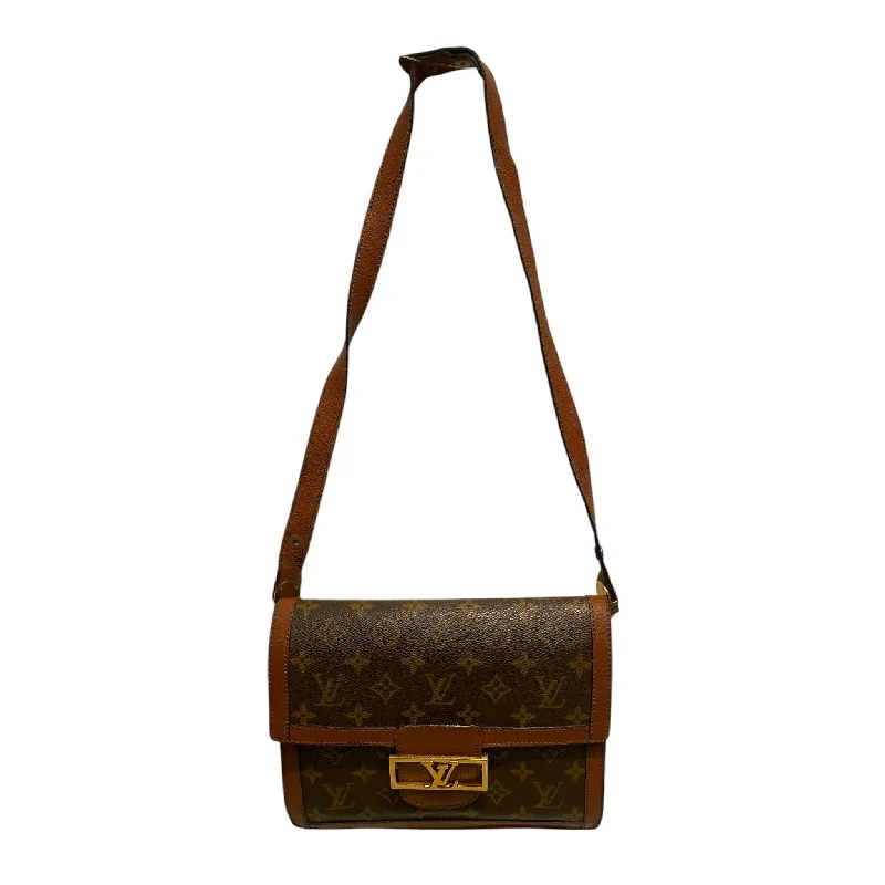 LOUIS VUITTON/Hand Bag/Monogram/Leather/BRW/Dauphine MM Streetwear Style