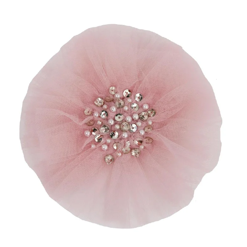 Blush Tulle Hairclip Casual Men's Short