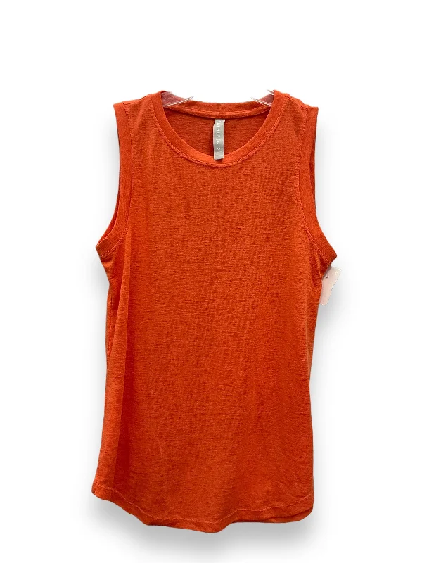 Orange Athletic Tank Top Athleta, Size Xs Dynamic Men's Moto