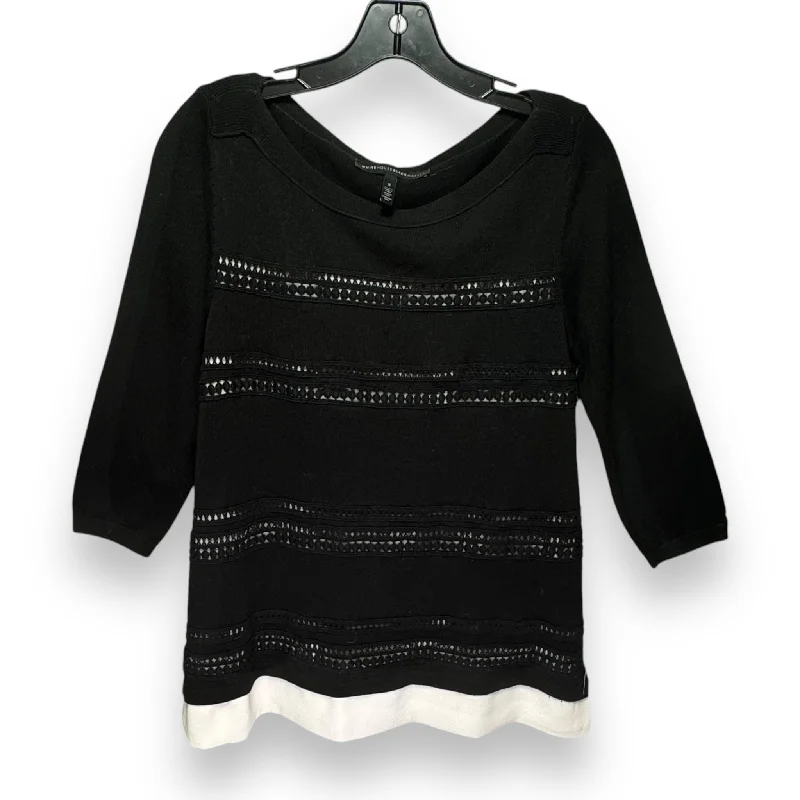 Sweater By White House Black Market In Black & White, Size: S Bold Men's Animal