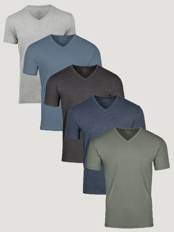 Fresh Colors V-Neck 5-Pack Business