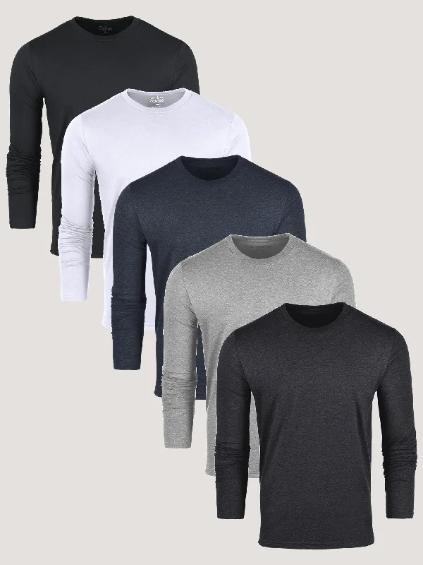 Long Sleeve Crew Staples 5-Pack Artistic Men's Avant