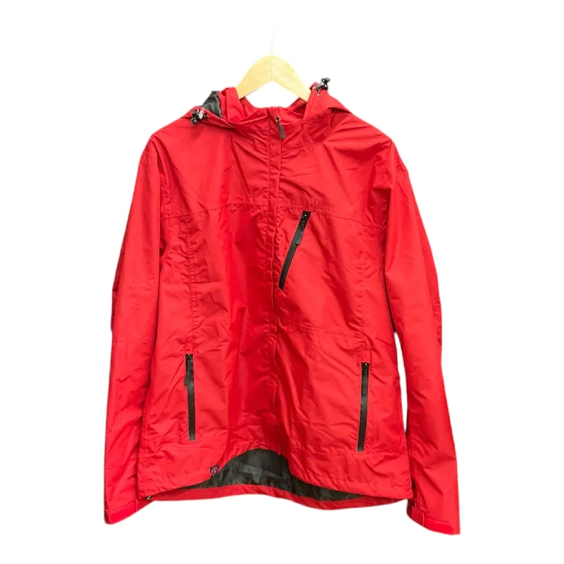 Jacket Windbreaker By Clothes Mentor In Red, Size: Xl Sophisticated Men's 